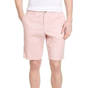 BALLARD 1901 Men’s Slim Fit Pink Breath Washed 9" Shorts Size 38